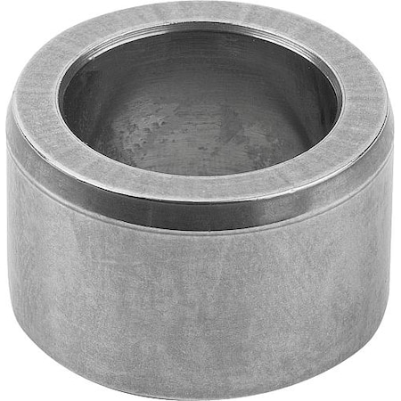 Drill Bushing, DIN 179 Mild Steel. Rounded Top. IDxODxH: 10x15x12 Mm